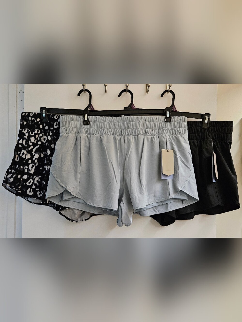 Avia Women's XXL Bike Liner Run Shorts Lot of 3 - Blue Whisper & Black - NWT